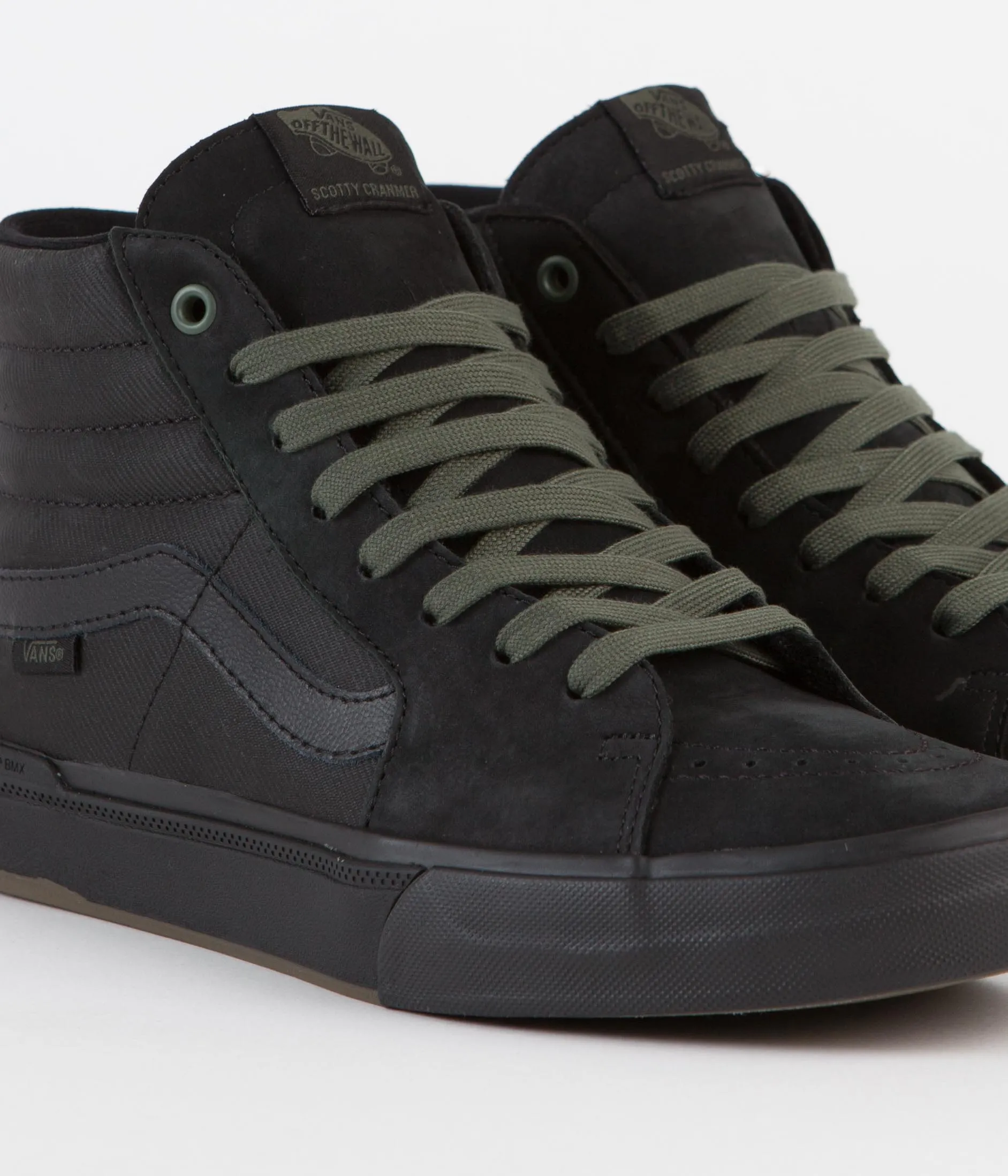 Vans BMX SK8-Hi Shoes - (Scotty Cranmer) Black / Thyme