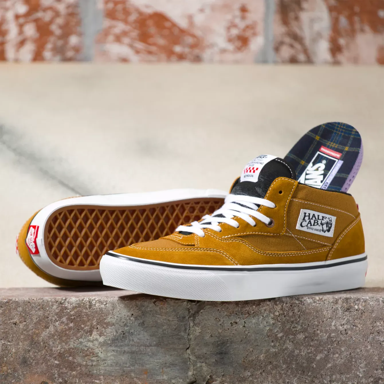 VANS REYNOLDS  SKATE HALF CAB '92 GOLDEN BROWN