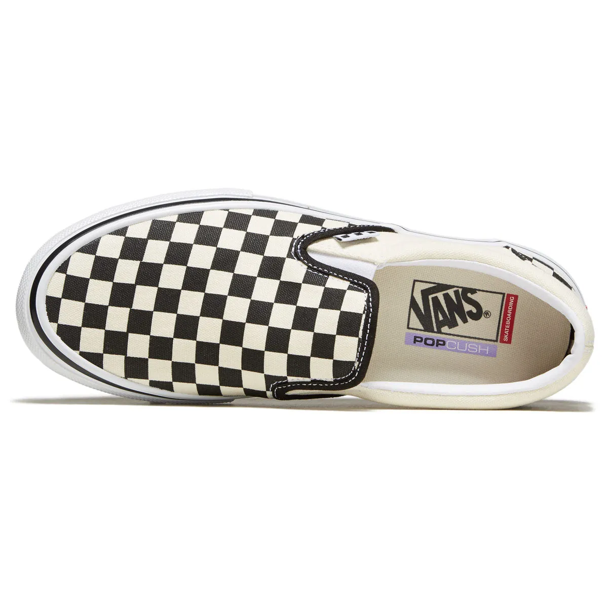 Vans Skate Slip-on Shoes - Checkerboard Black/Off White