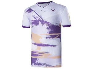 Victor T-35000 J Unisex Badminton Game T-Shirt (Lilac)