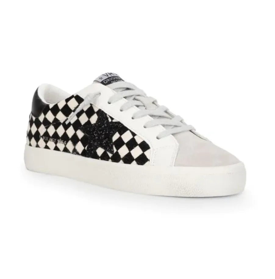 Vintage Havana Flair Sneakers | Black Checkered