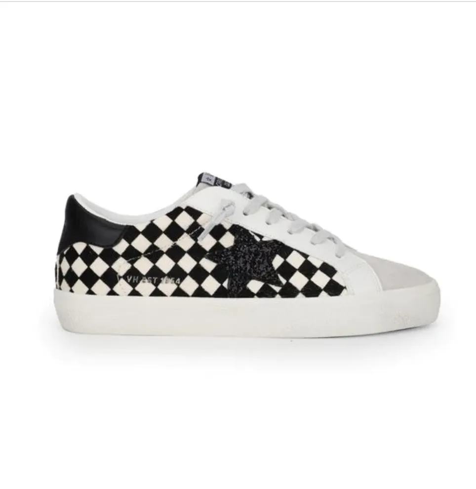 Vintage Havana Flair Sneakers | Black Checkered