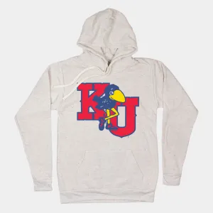 Vintage Long Leg Jayhawk Hoodie