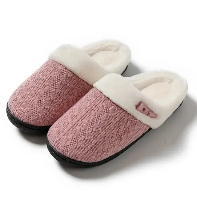 Winter Furry Slippers Indoor Outdoor Fluffy Suede