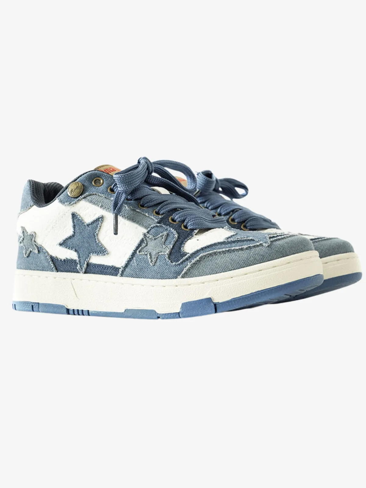 WLS StarryGlide  Stars Casual All-Match Denim Skate Shoes