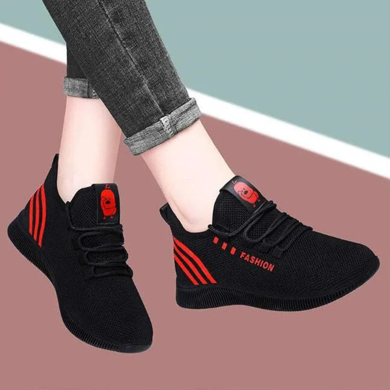 Women Casual Sports Shoes Woman Breathable Mesh Platform Sneakers Women Fashion Mesh Shoes Tenis Feminino Womens Sneaker Basket