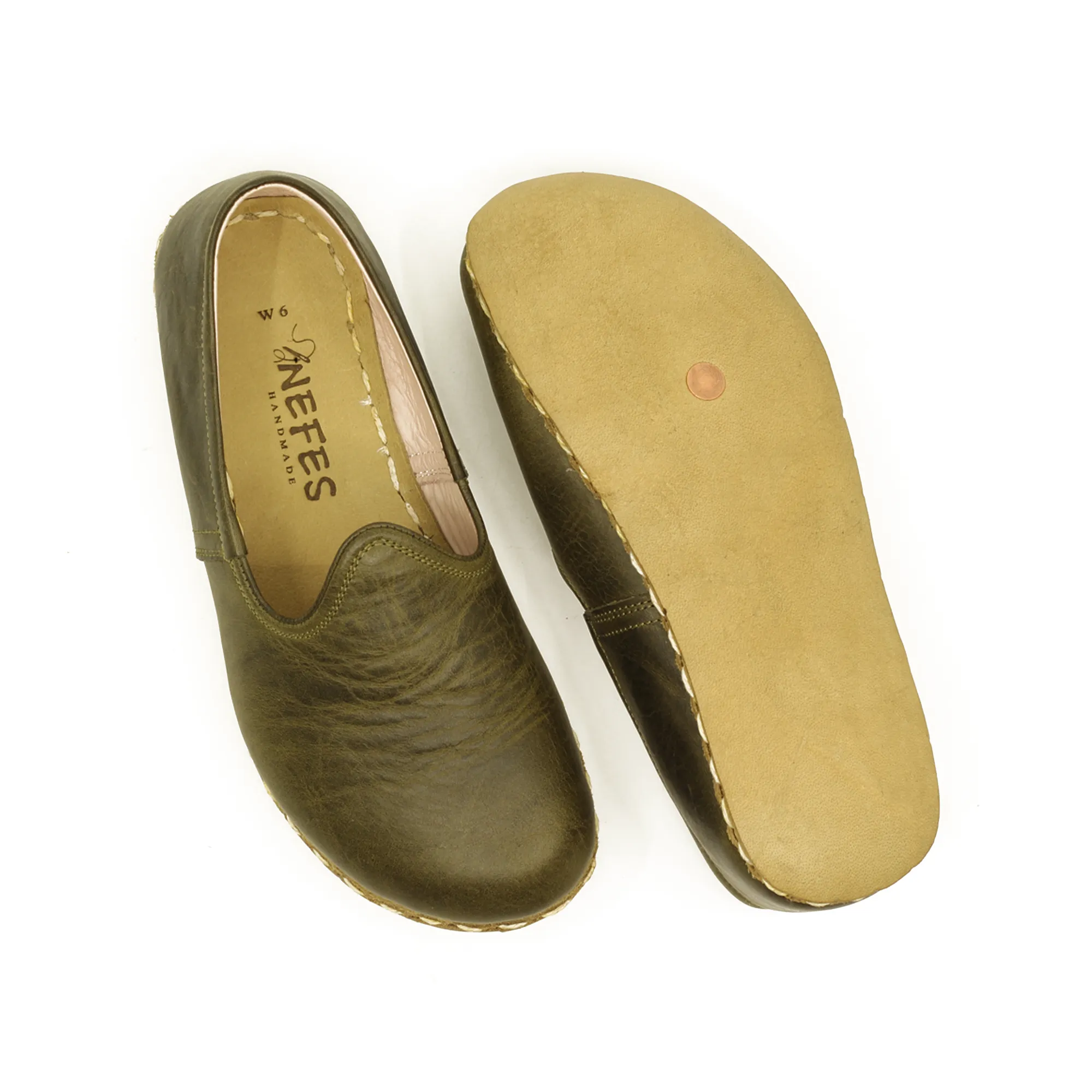 Women's Barefoot Grounding Shoes - Military Green