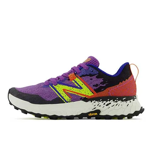 Women's Fresh Foam X Hierro v7 Trail Shoe - Mystic Purple/Poppy - Regular (B)