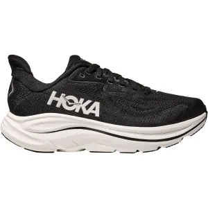 Women's Hoka Clifton 10 Black/White Mesh