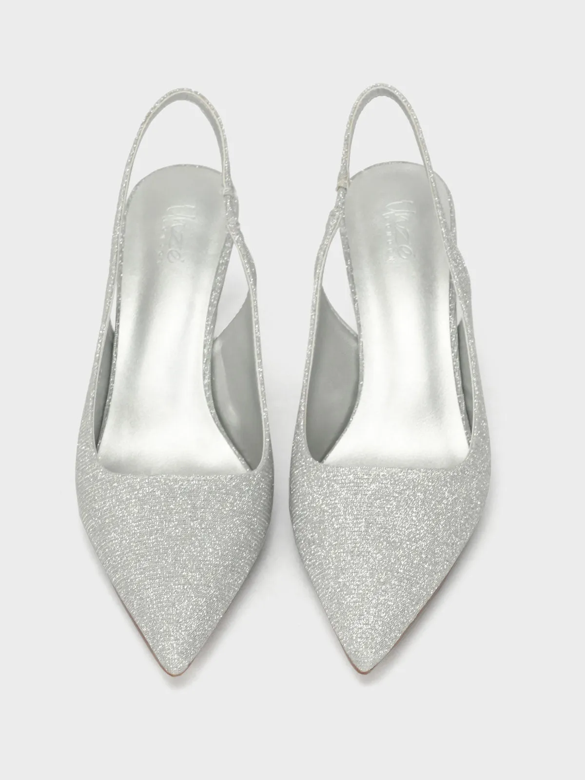 Women's "BERLIOZ" Shimmer Stiletto Courts