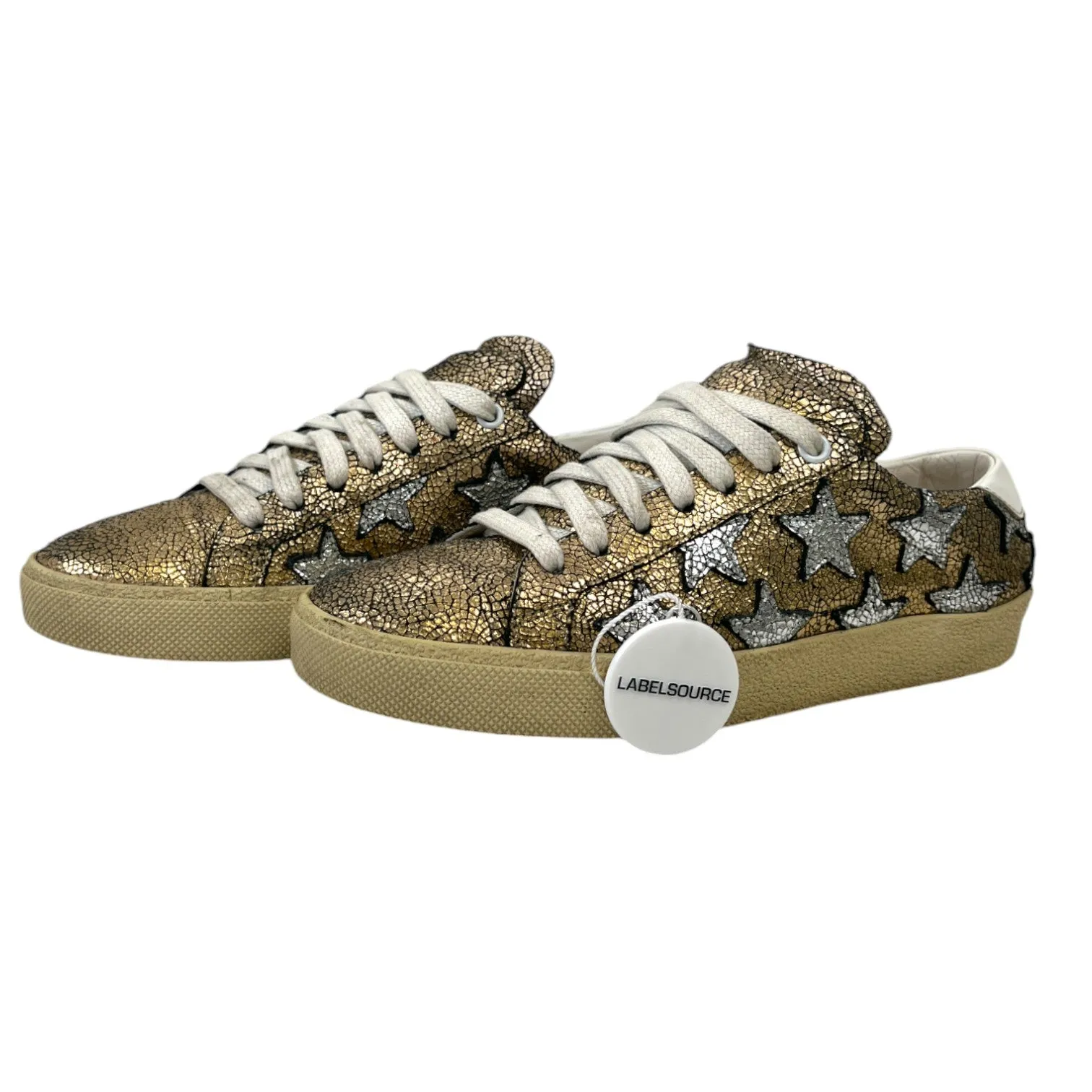 Women's Star Court Low Trainers Gold Size EU 36.5 / UK 3.5