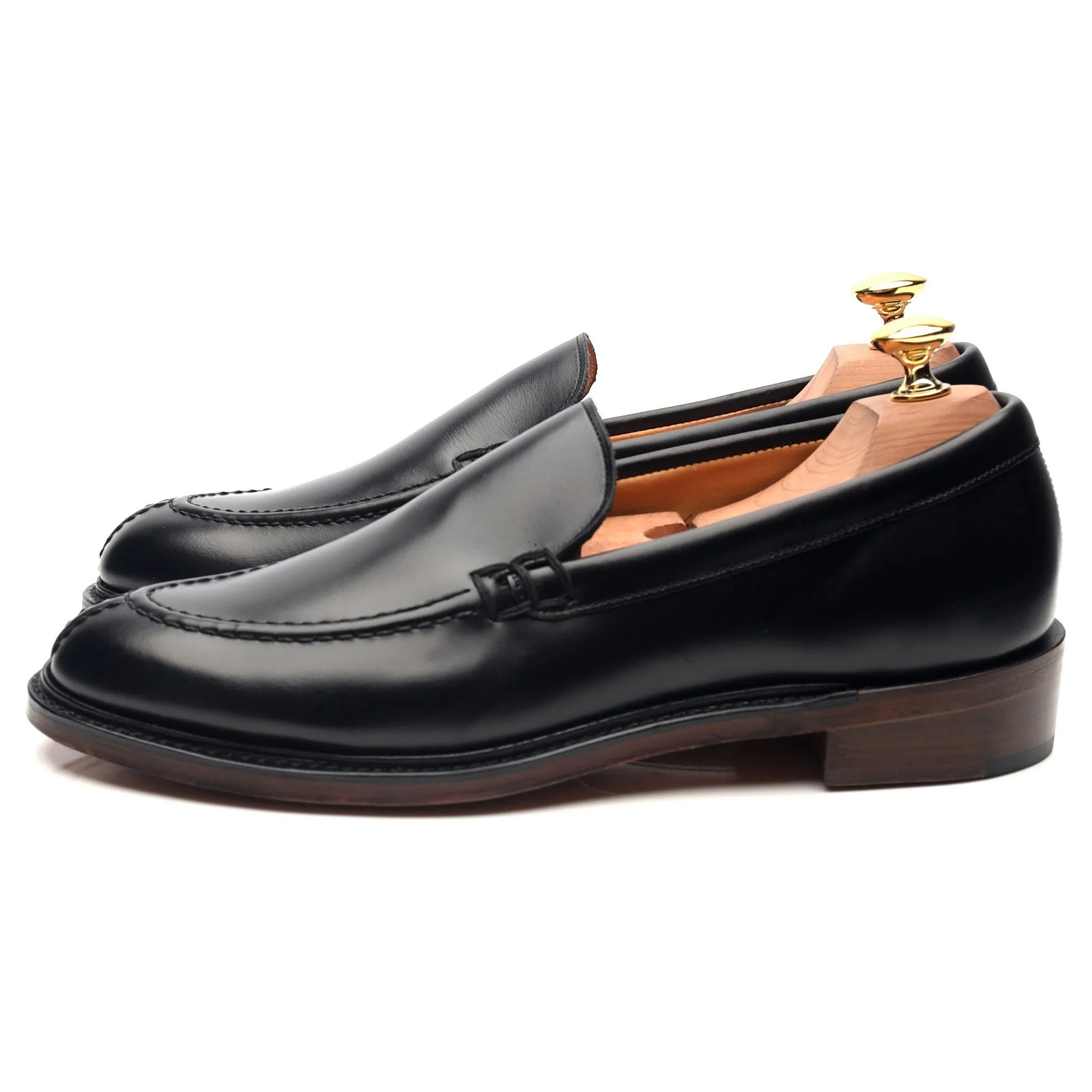 Women's Toast 'Joel' Black Leather Loafers UK 6.5 D