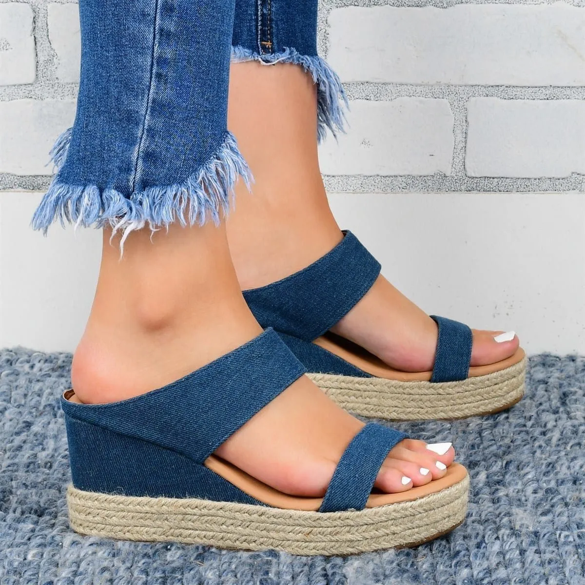 Women's Wedge Heel Slippers