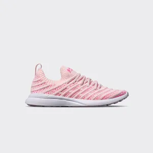 Youth's TechLoom Wave Bleached Pink / Fusion Pink / White